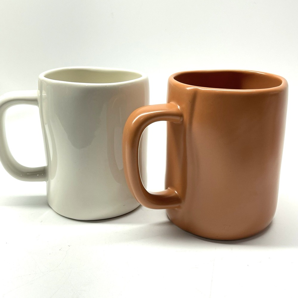 Rae Dunn By‎ Magenta "I Woke Up Like This" 20 oz Farmhouse Coffee Mug Set - Picture 3 of 7